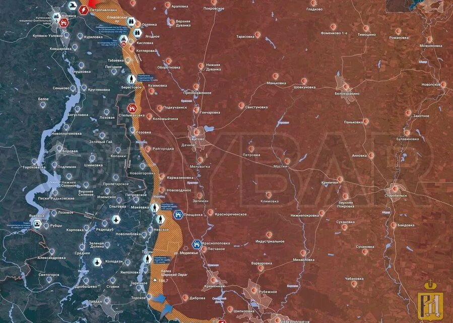 Карта боевых. Сватово Луганская область на карте боевых действий. Кременная на карте боевых действий. Старобельск на карте военных действий. Ситуация на украине 30.03 2024