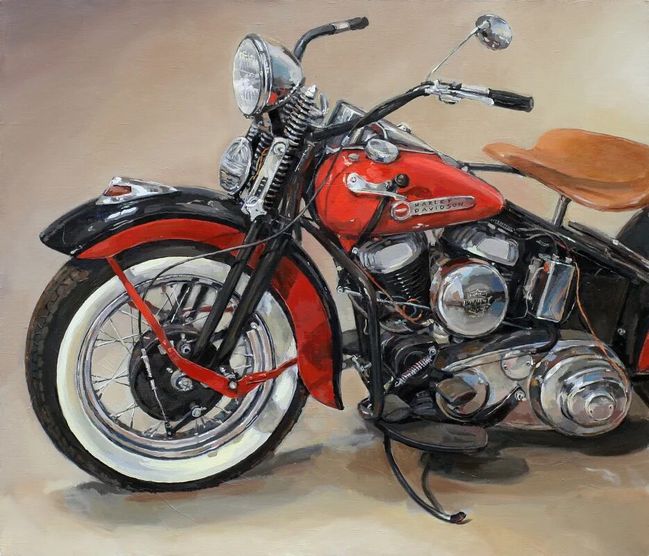 Картина харлей. Мотоциклы харлей дэвидсон картины. Harley davidson 60х. Харли девидсон картинаа. Харли дэвидсон арт мотоцикл картина.
