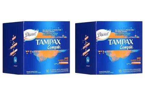 Тампоны Tampax Compak имеют компактный гладкий.