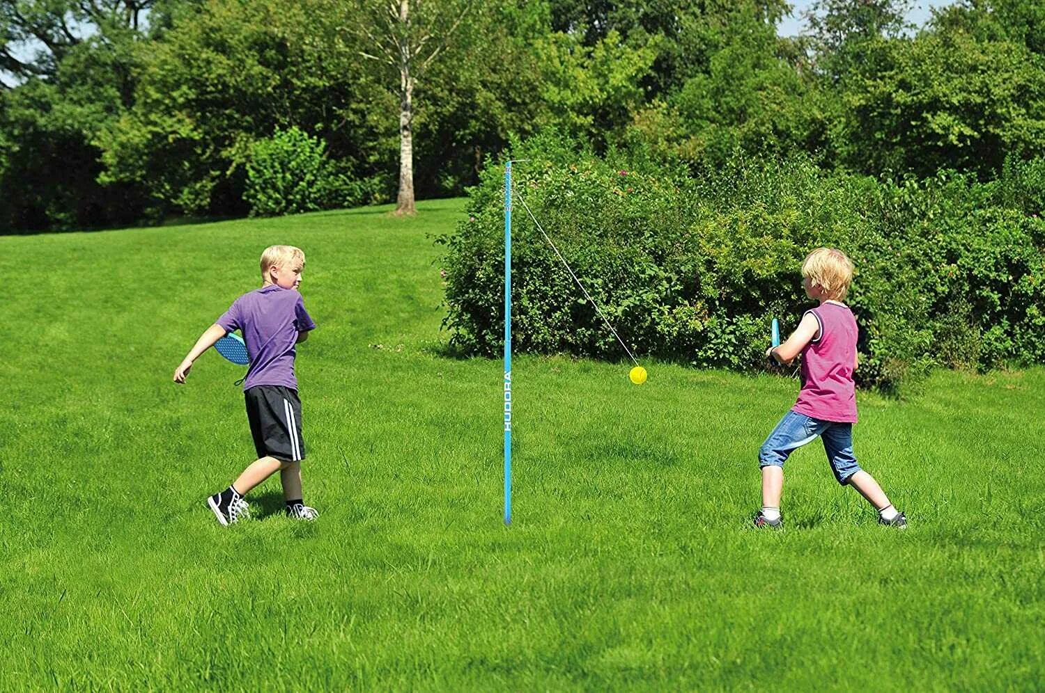 Подвижные игры 11 лет. Hudora Twistballset. Игры на свежем воздухе для детей. Инвентарь для игр на свежем воздухе. Спортивные игры для детей.