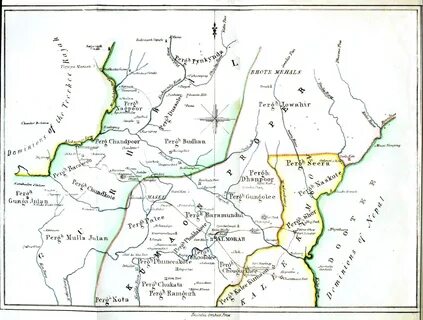 Карта 1851 года