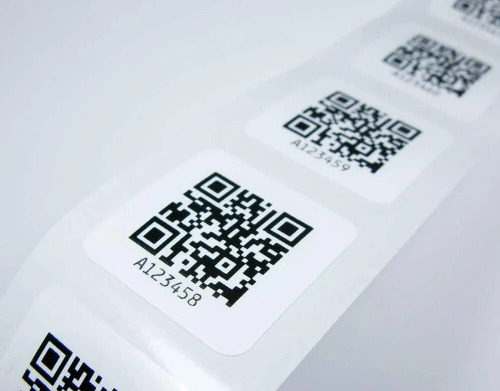 QR код DATAMATRIX. Этикетка с QR кодом. QR маркировка. Печать наклеек с QR кодом. Печать кодов честный знак