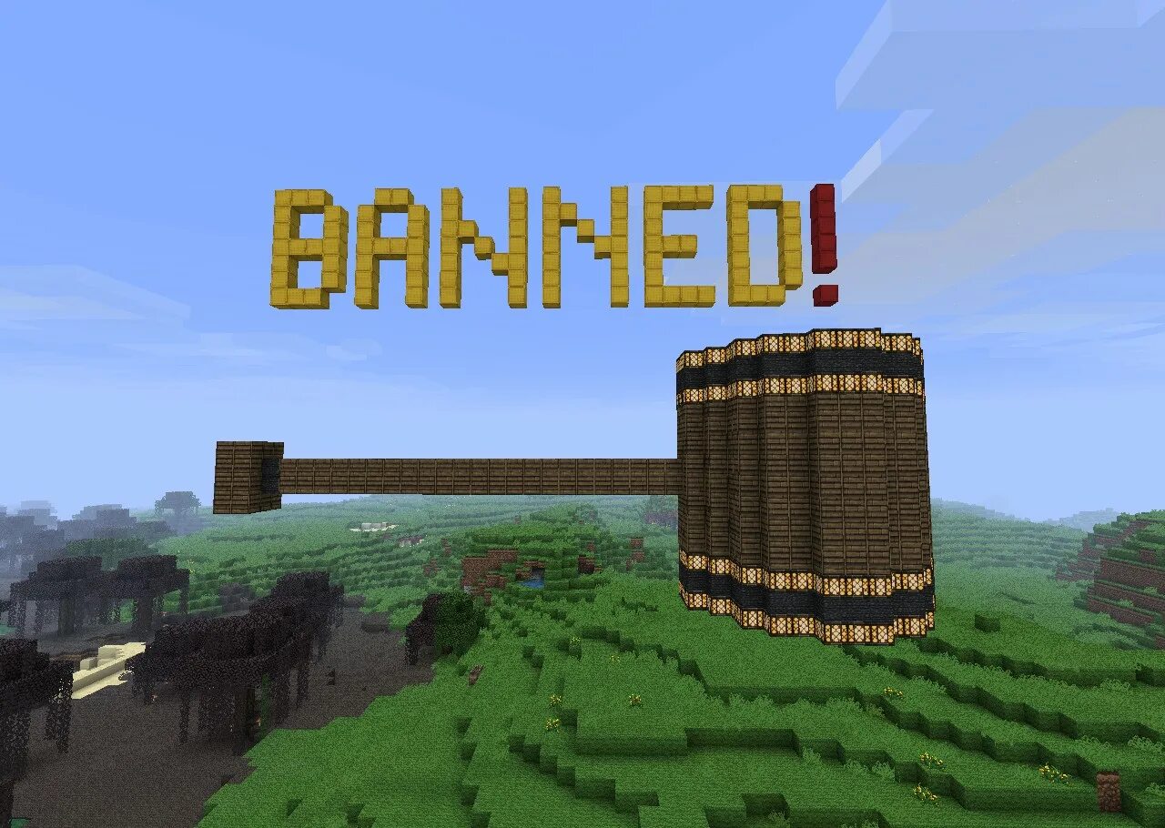 Ban minecraft. Бан майнкрафт. Бан на сервере майнкрафт. Майнкрафт забанили. Вы забанены майнкрафт.