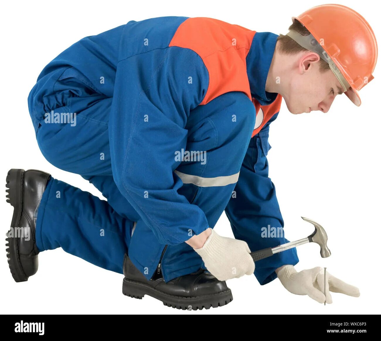 Бьют по каске