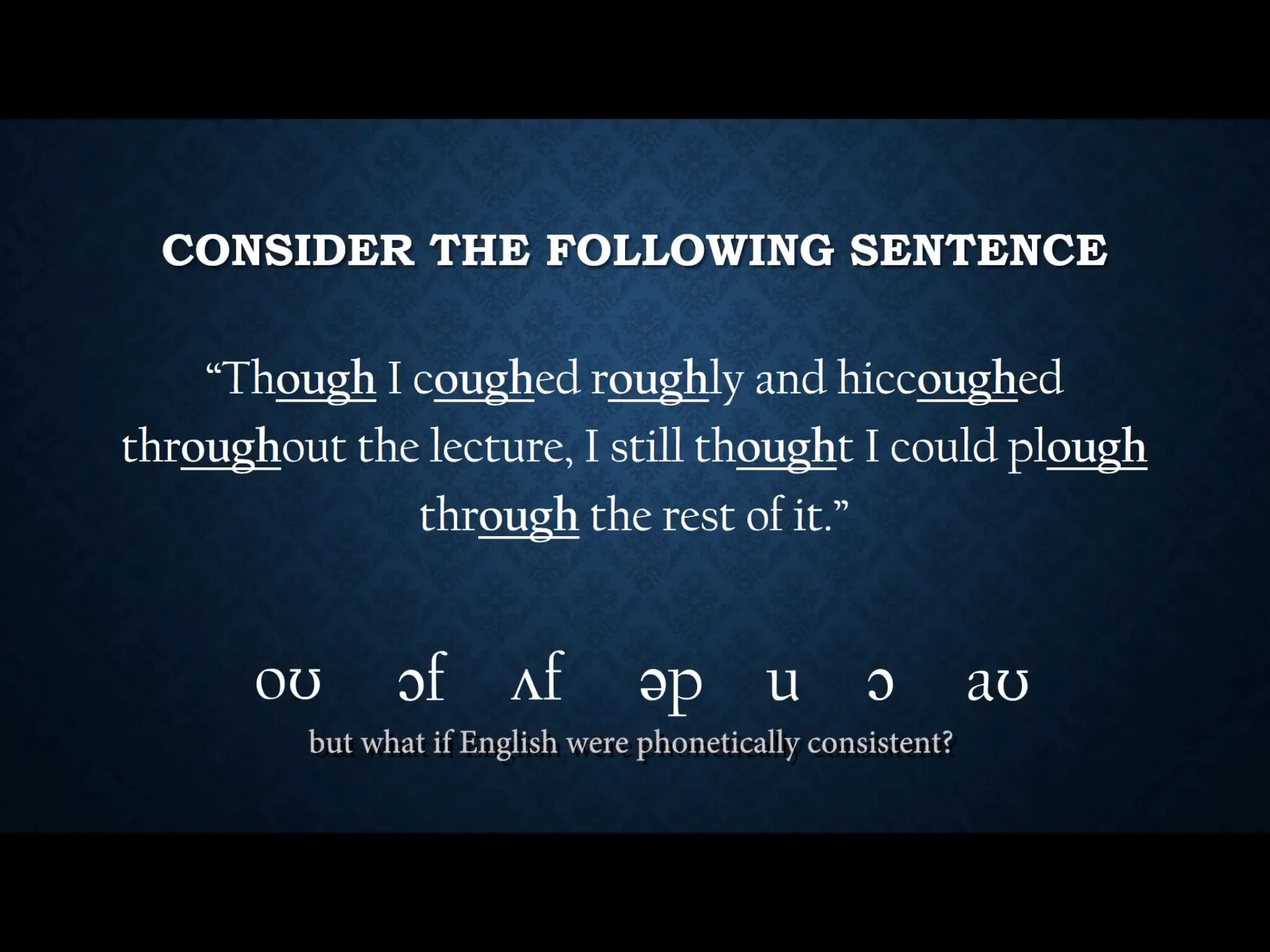 Sentences and thinking. Though through thought. Слова through thought thought. Through throughout though. Слова through though.