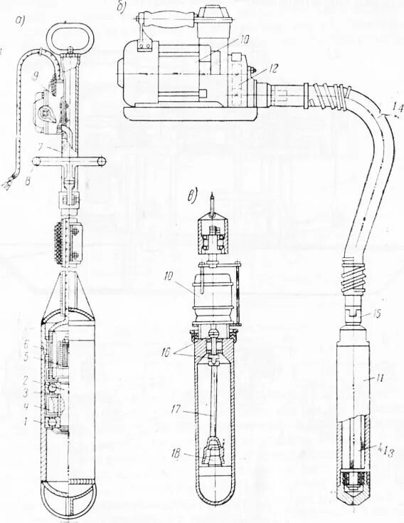 Вибратор схема. Ручной глубинный электровибратор с гибким валом. Вибробулава Wacker Neuson h 35. Устройство вибронаконечника глубинного. Оборудование для уплотнения бетонной смеси.