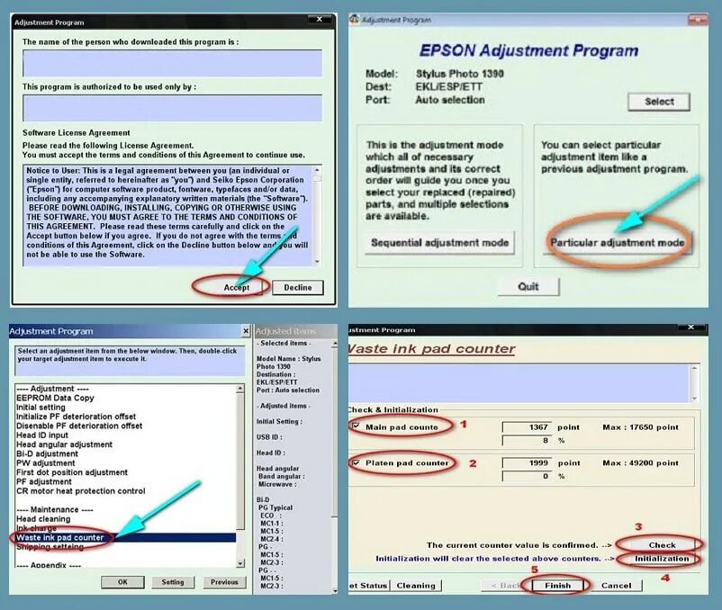 L1800 adjustment program