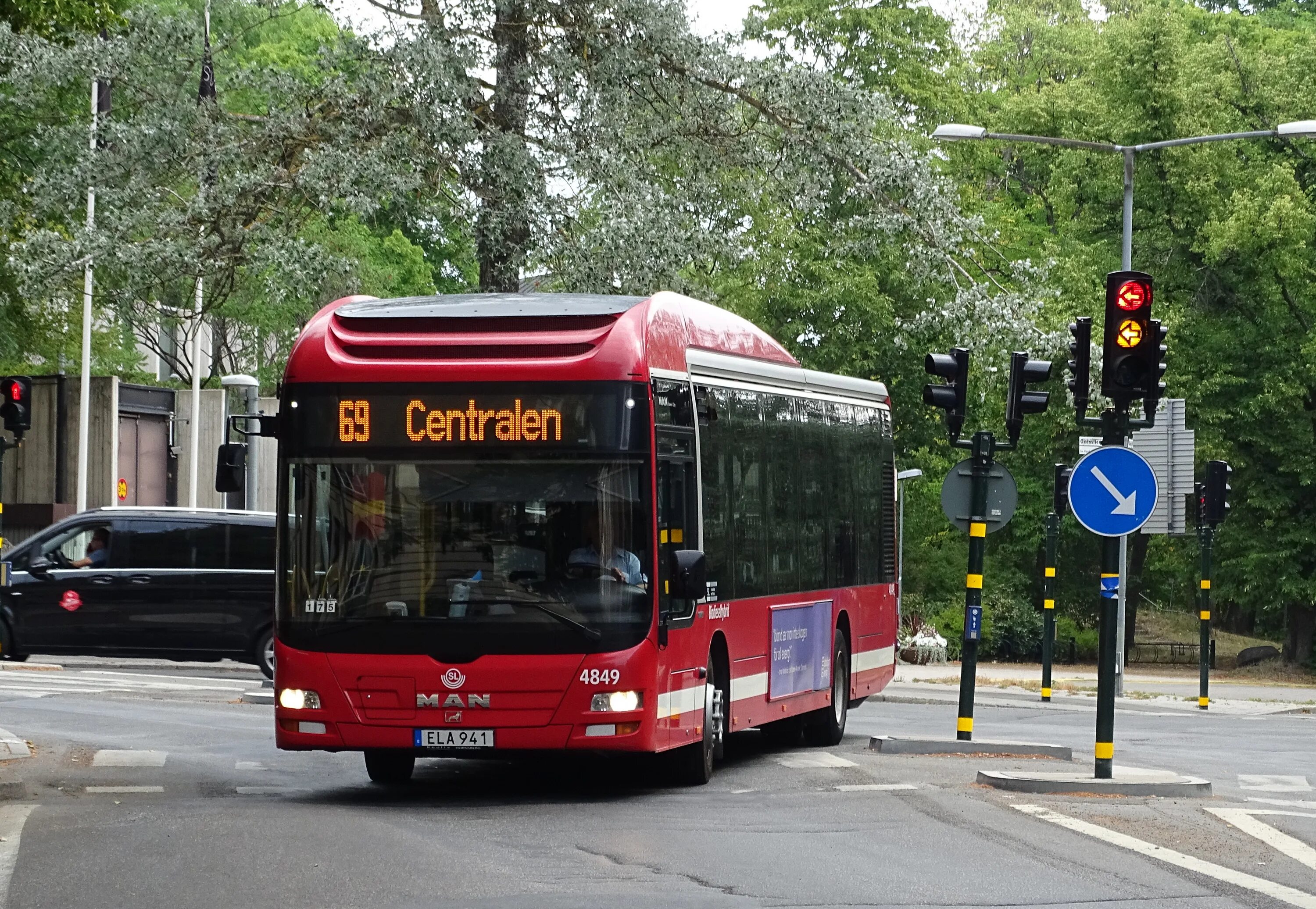 Автобус SL. SL Stockholm. Bus line. Lines for Bus.