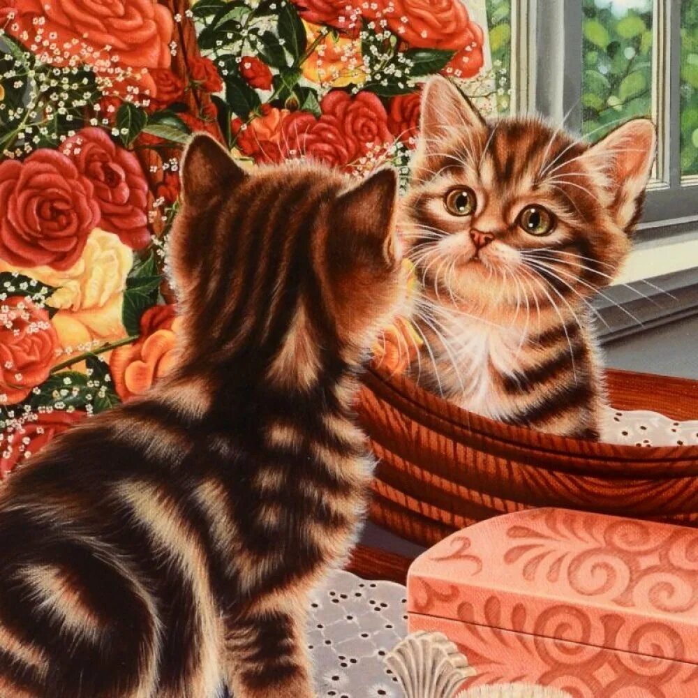 Анимированный котенок. Анимированный котенок