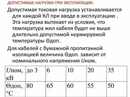 Минимально допустимая температура эксплуатации