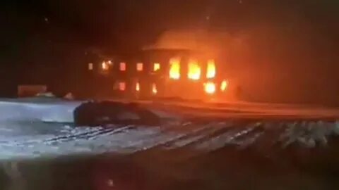 Пожар в аэропорту астаны