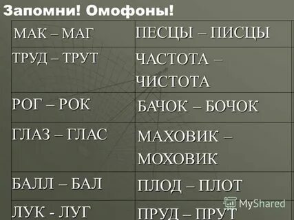 Род рот предложения