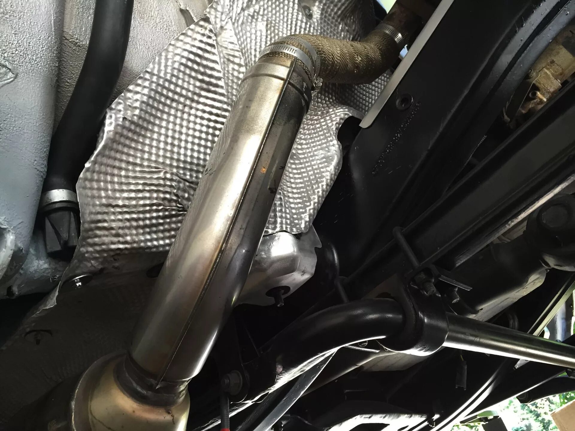 Термоэкран глушителя