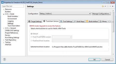 Toolchain path
