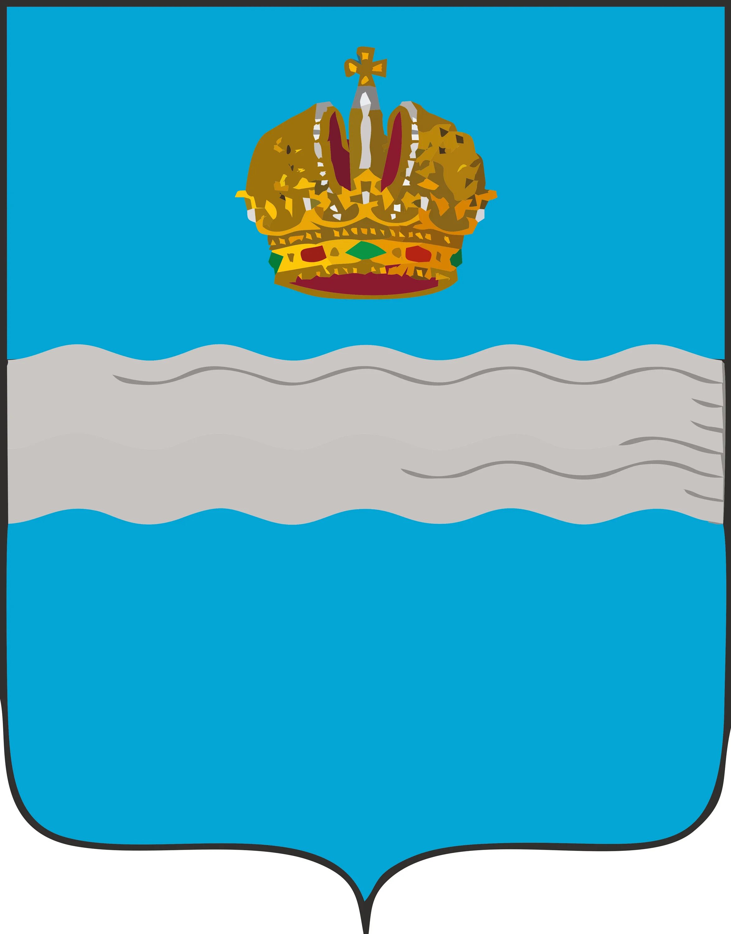 Калуга. Герб. Круглый, закатной