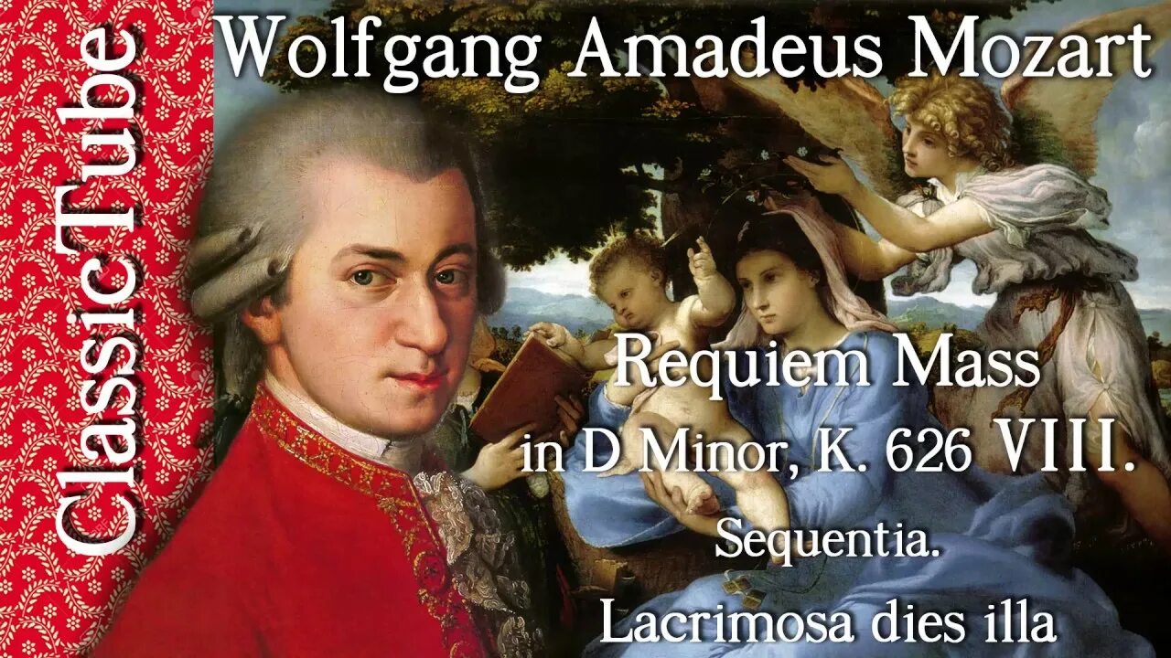 Mozart «Requiem k. 626 Lacrimosa». Моцарт Lacrimosa обложка.