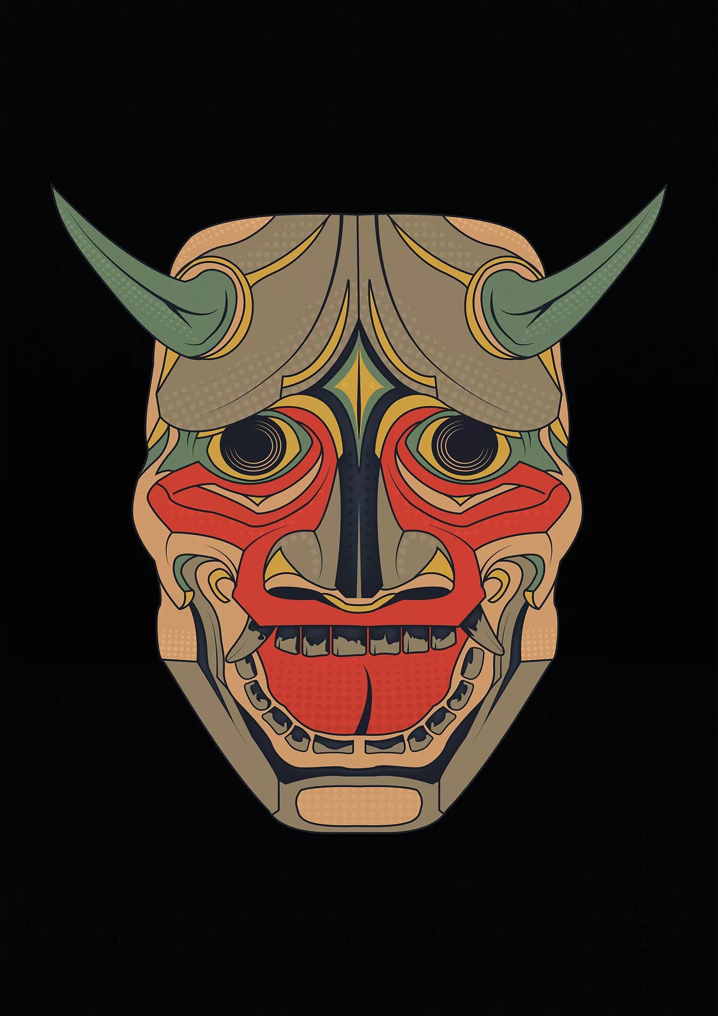 Хання маска Самурай половина. Японская маска Hannya самурая. Японская маска демона Ханья. Хання маска Самурай арт.