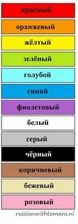 Красный зеленый синий белый черный желтый