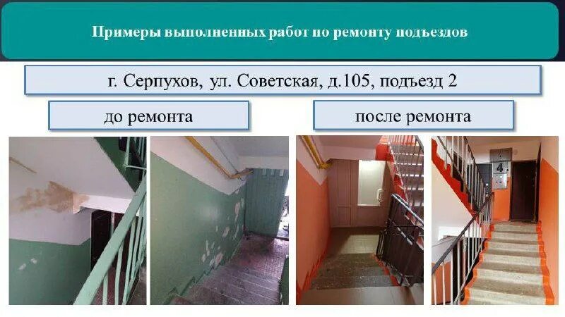 Список подъездов