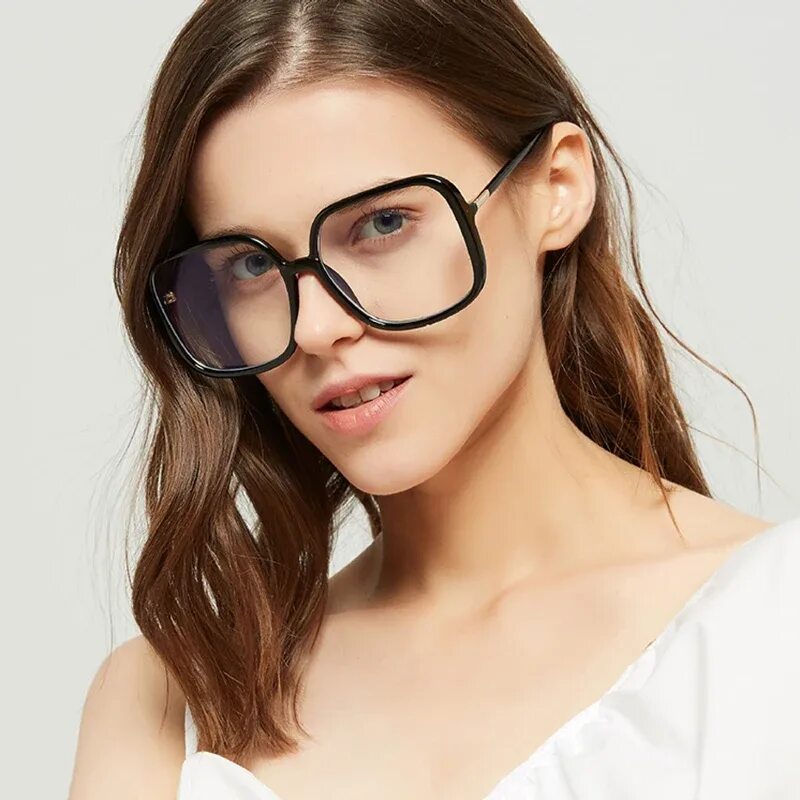 Большие очки для зрения. Большие прозрачные очки. Квадратные очки для зрения. Большие очки для зрения женские. Громадные очки