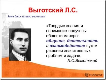 Идеи выготского в психологии