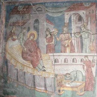 Рождество богородицы фреска