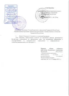 Устав бюджетного учреждения