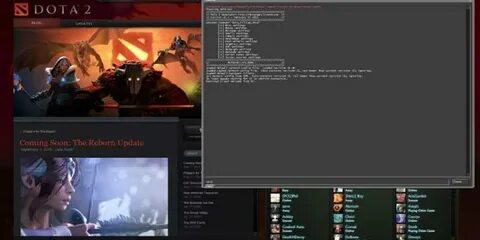 Как добавить консоль в дота 2