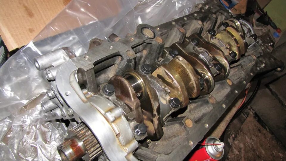замена шкива коленвала 1jz gte, ну и секс ! - Toyota Chaser (100), 2,5 л, 1999 г