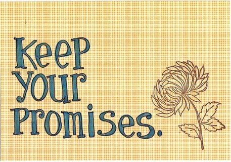 Who has a promise