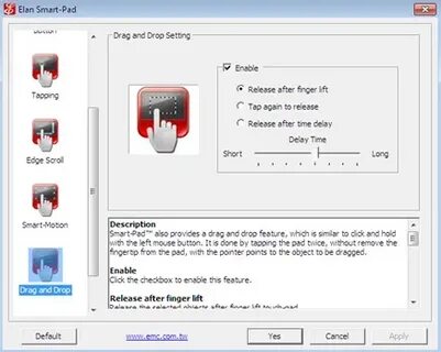 Elan touchpad