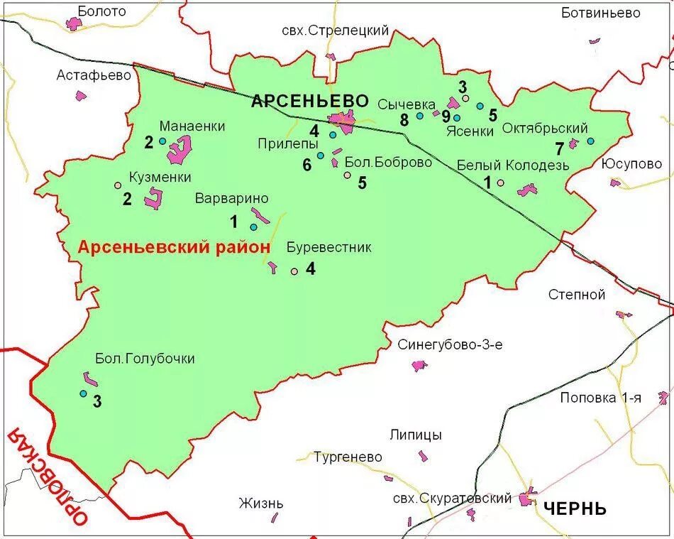 арсеньево карта. арсеньевский район тульской области карта. город арсеньев приморский край на карте. административный центр тульской области. арсеньево тульская область на карте.