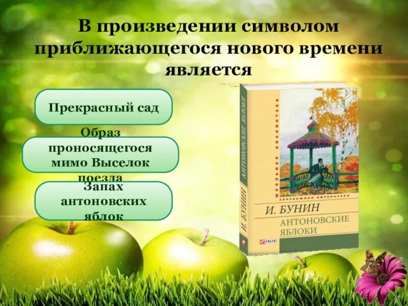 Запахи в произведении антоновские яблоки. Антоновские яблоки конфликт. Бунин и. "антоновские яблоки". Бунин антоновские яблоки помню свежее тихое утро.