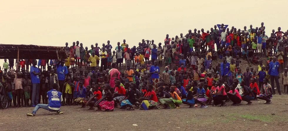 Come on camp. Южный Судан лагерь беженцев бентие.