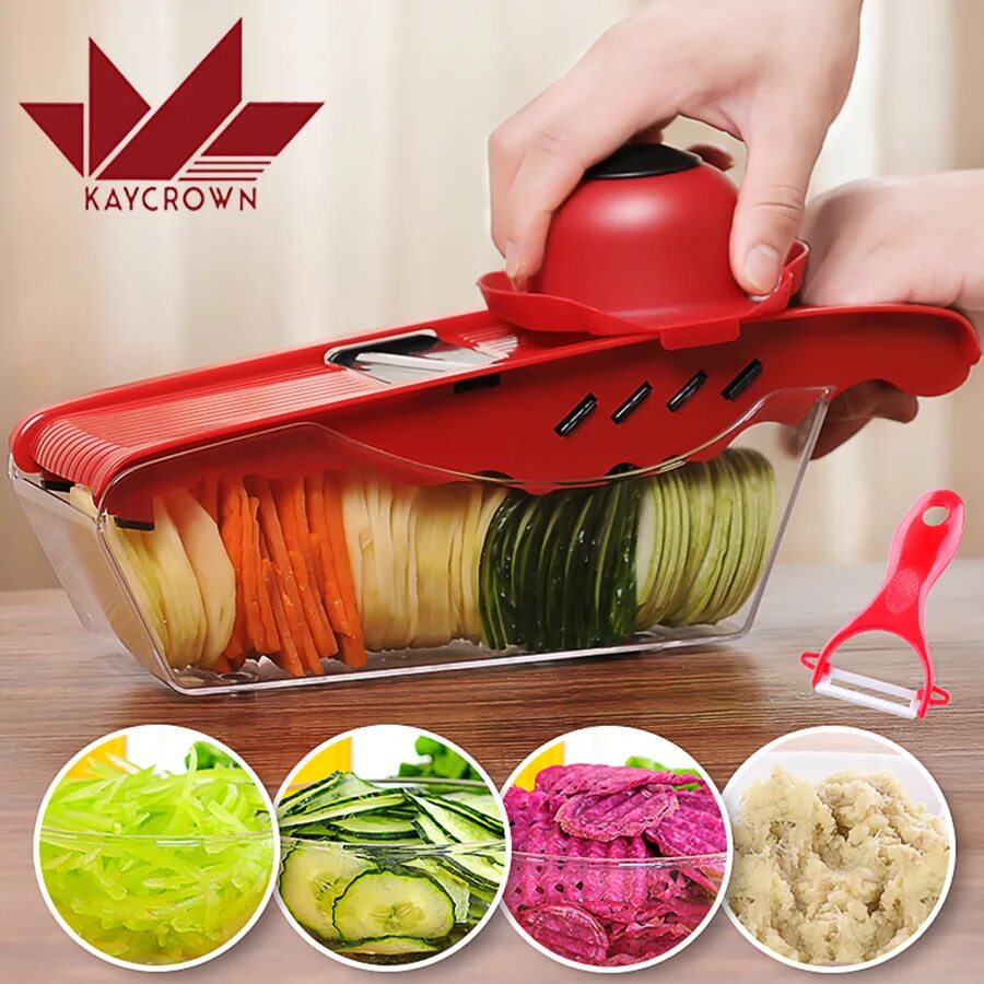Vegetable cutter. Овощи резка. Принадлежности для резки овощей. Посуда для резки овощей. Тёрка с контейнером Vegetable Cutter.