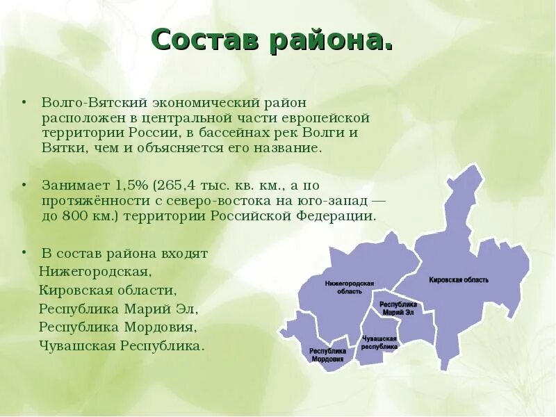 Площадь и численность населения северо запада