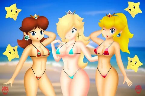 Rosalina in a bikini 💖 Мастерская Steam::Peach, Daisy and Rosalina.