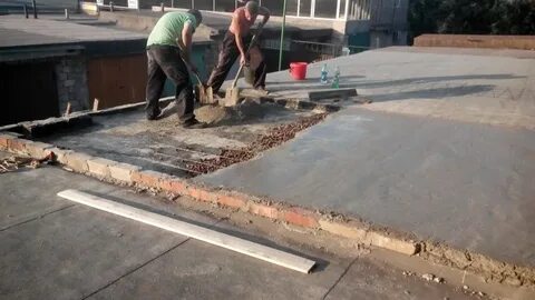 Утеплить бетонную крышу