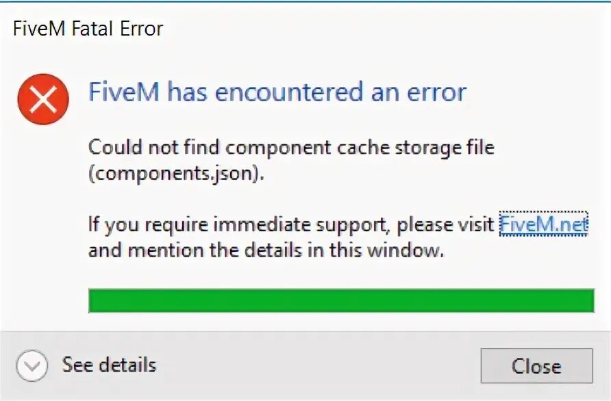 FIVEM выдает ошибку. Failed to load dll from the list Error code 126. Что это за ошибка could not load config. CAPPSYSTEMDICT loadsystemanddependencies Error 127.