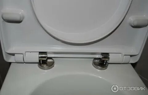 Как снять крепление крышки унитаза