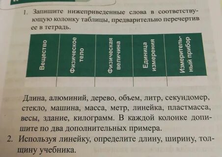 Распределить слова в 2 колонки