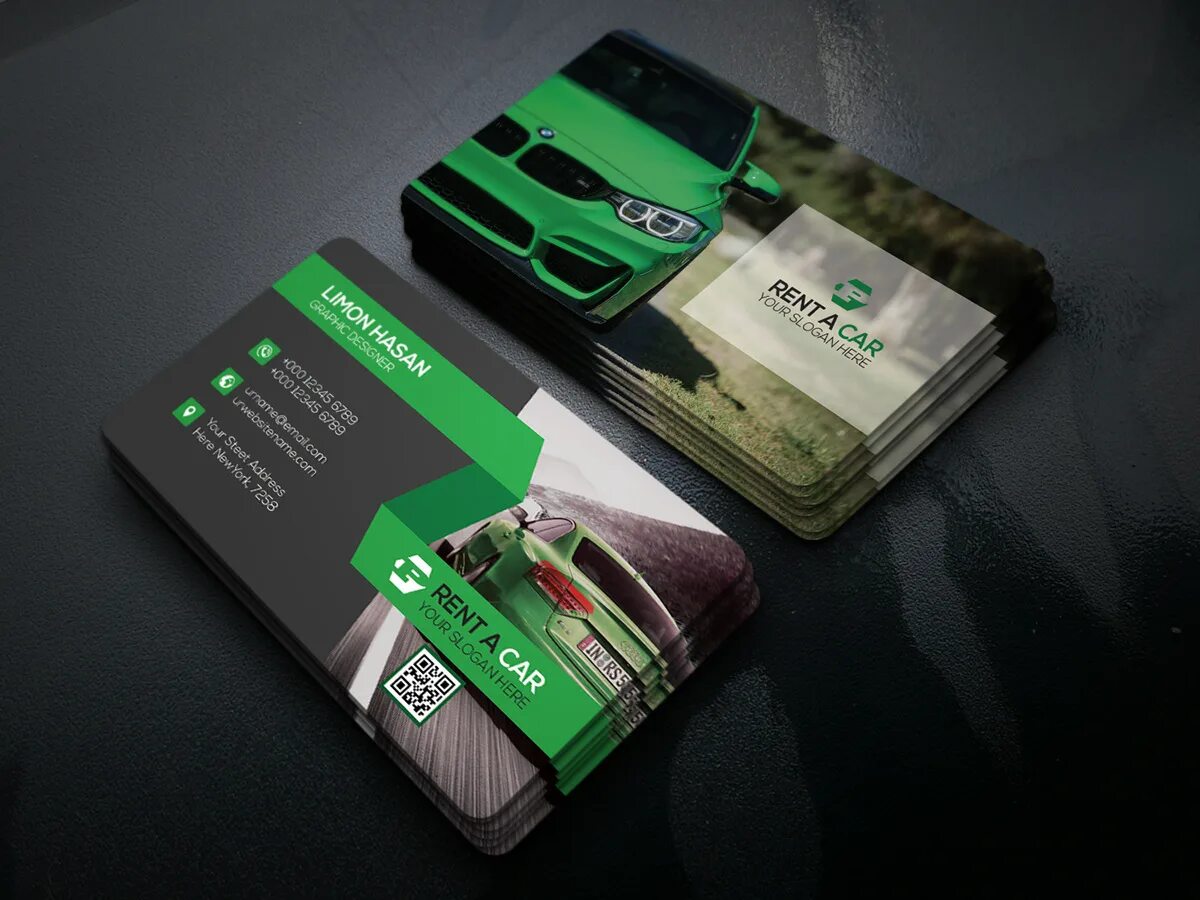 Визитка автосалона. For taxi dl-flyer designs. Визитки черно зеленые. Car business card. Car business card.
