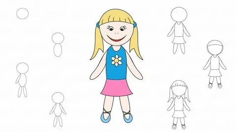 Рисуем куклу поэтапно