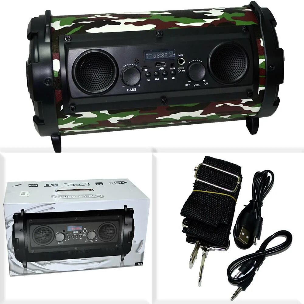 Басса отзывы. Бумбокс колонка BT 1602. Колонка BT Speaker 1602. Беспроводная колонка Boombox 1602. Бумбокс колонка BT 1602 характеристики.