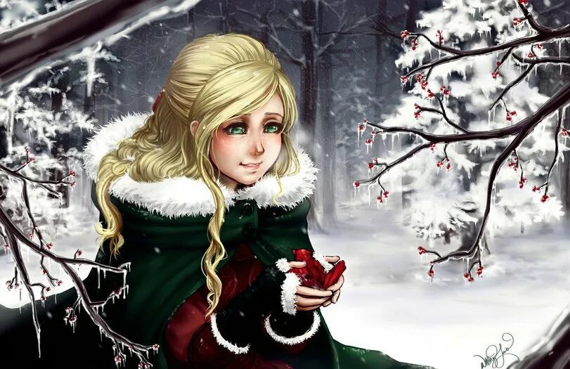 Рисунки зимних девушек. Аниме зима. Зимний арт девушка. Девушка зимой арт. Нарисованные девушки зимой.