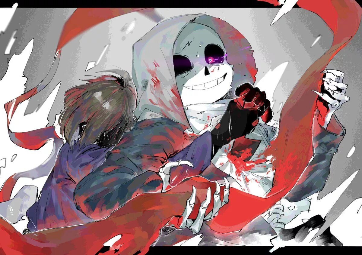 X sans au. Dusttale Франс комиксы. Dusttale Санс и Фриск.