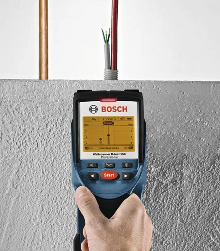 Определитель кабеля в стене. Детектор скрытой проводки bosch gms 100. Прибор bosch для поиска проводки в стене. Электрические провода на стене. Найти проводков.