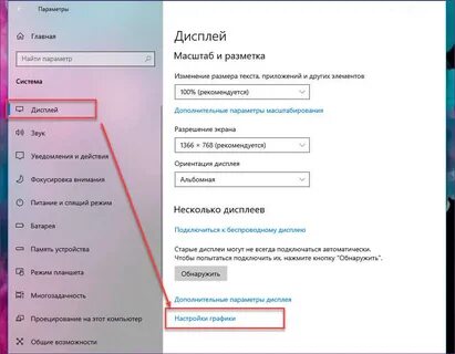 Дополнительные данные на экране