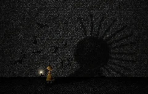 Wall of shadow