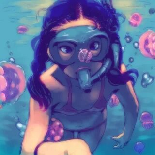 Animated drowning